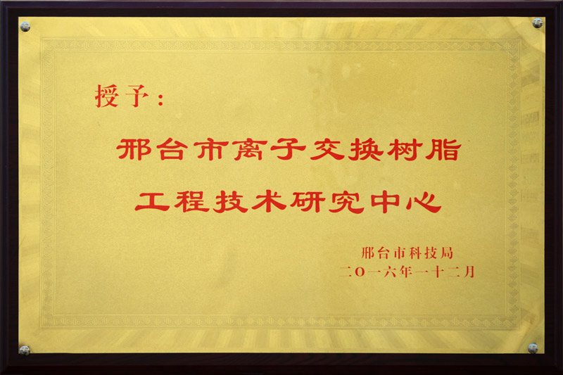邢台市离子交换树脂工程技术研究中心